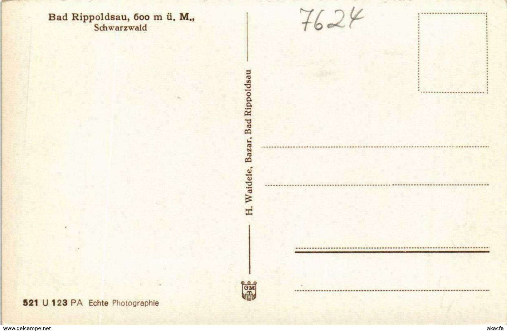 CPA AK Bad Rippoldsau GERMANY (738834) - Bad Rippoldsau - Schapbach