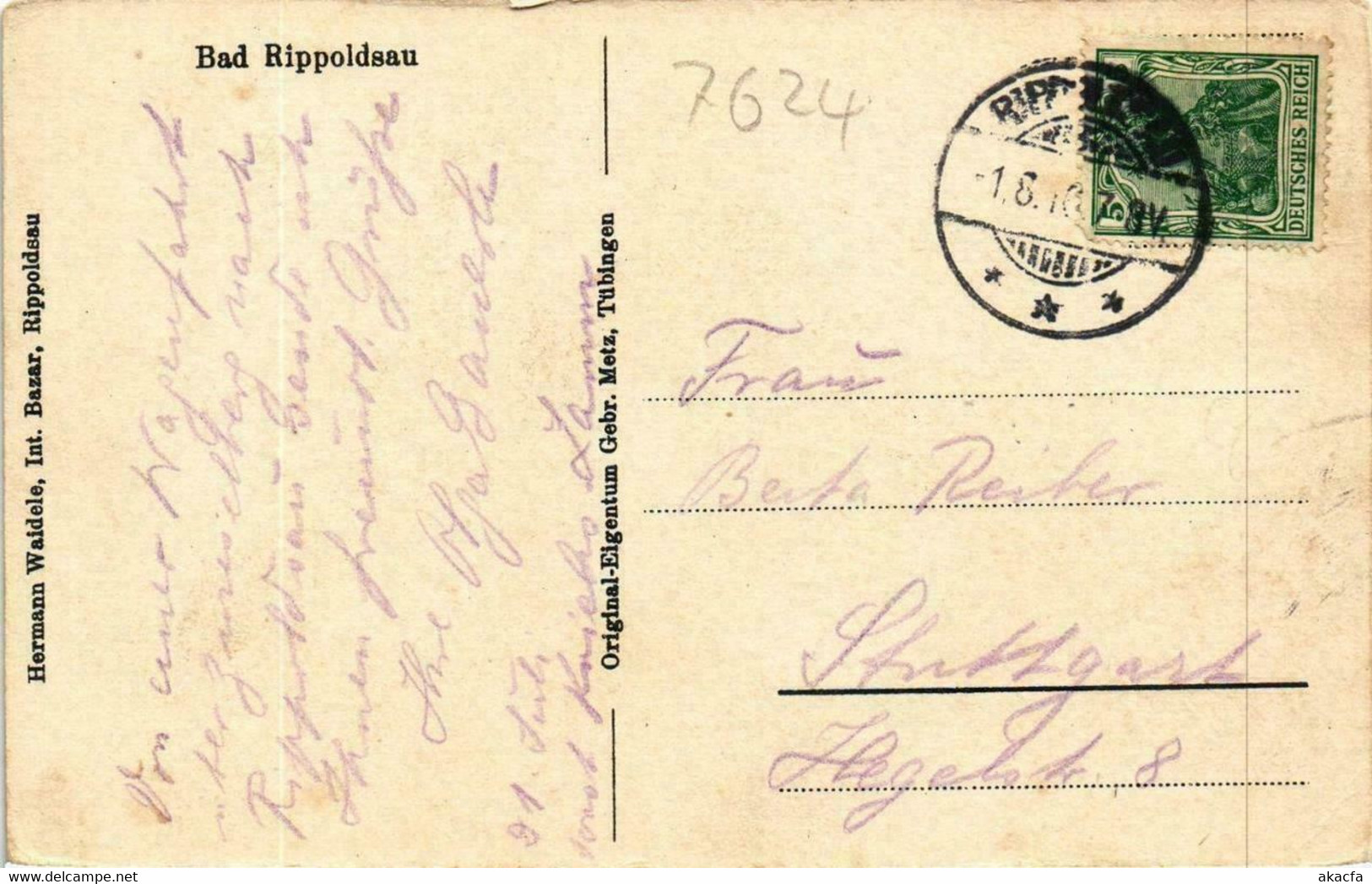 CPA AK Bad Rippoldsau GERMANY (738865) - Bad Rippoldsau - Schapbach