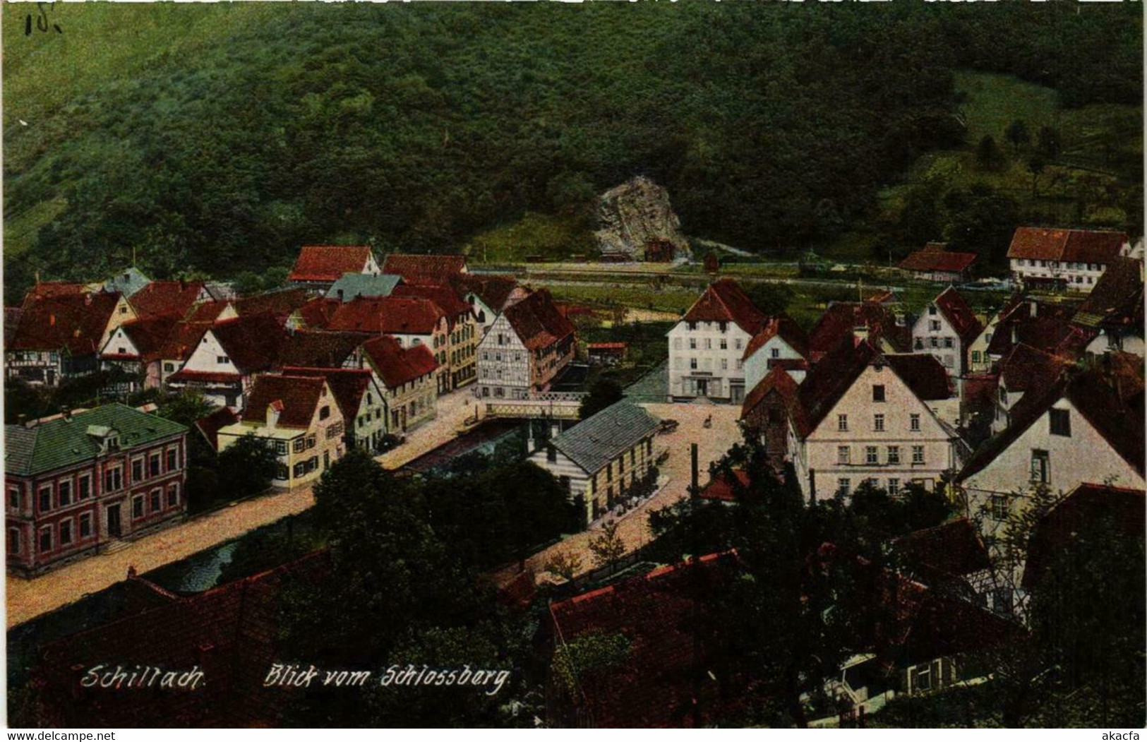 CPA AK Schiltach Blick Vom Schlossberg GERMANY (738903) - Schiltach