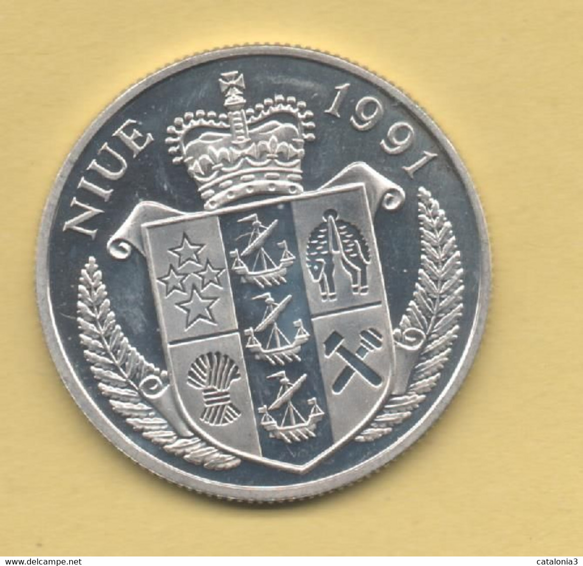 NIUE - 10 Dolar 1991 KM56 Juegos Olimpicos Barcelona 1992 PLATA - Niue