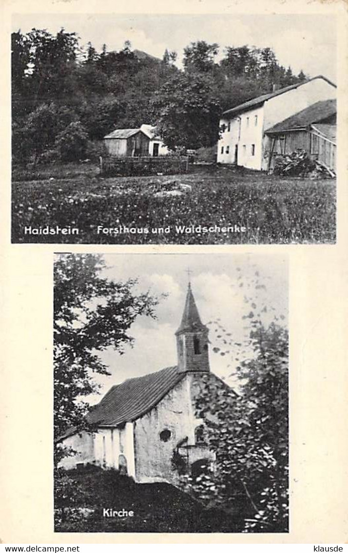 Haidstein - Forsthaus,Waldschänke Und Kirche 1939 - Cham