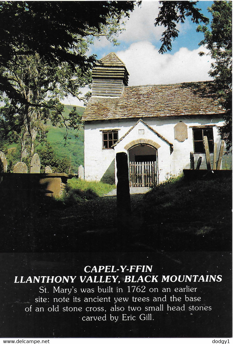 CAPEL-Y-FFIN, LLANTHONY VALLEY, WALES. UNUSED POSTCARD  Ph9 - Monmouthshire