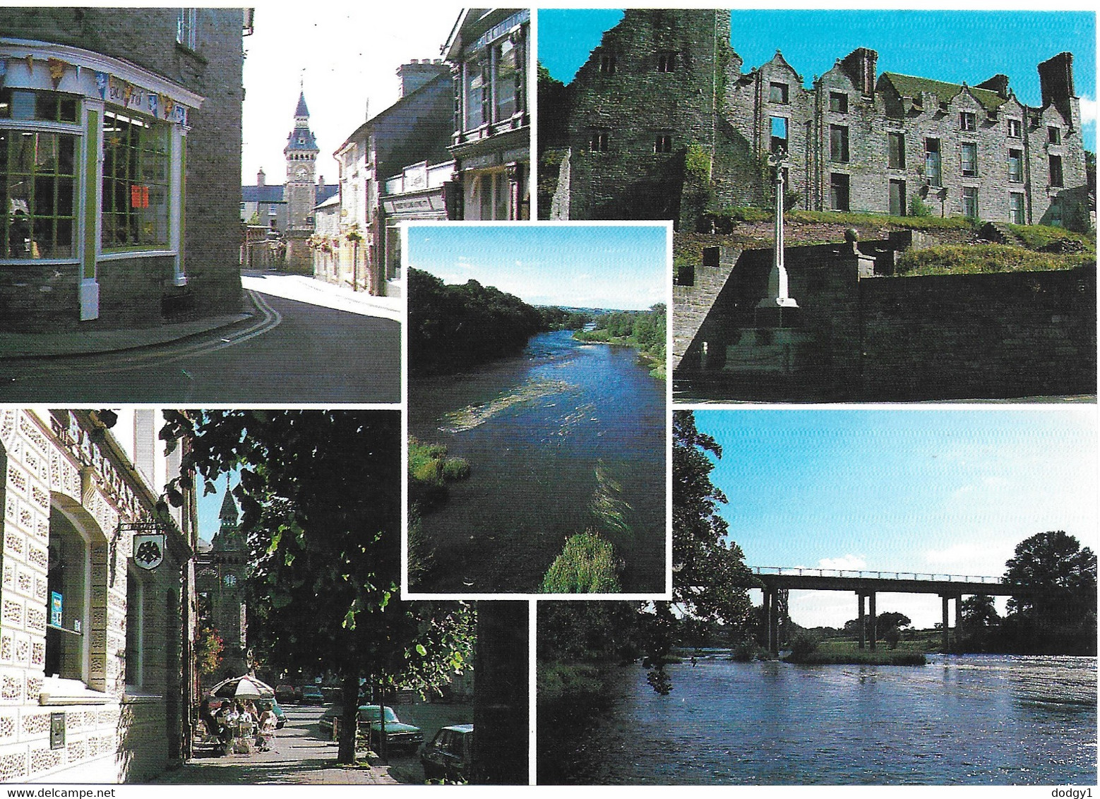 SCENES FROM HAY-ON-WYE, WALES. UNUSED POSTCARD  Ph9 - Breconshire