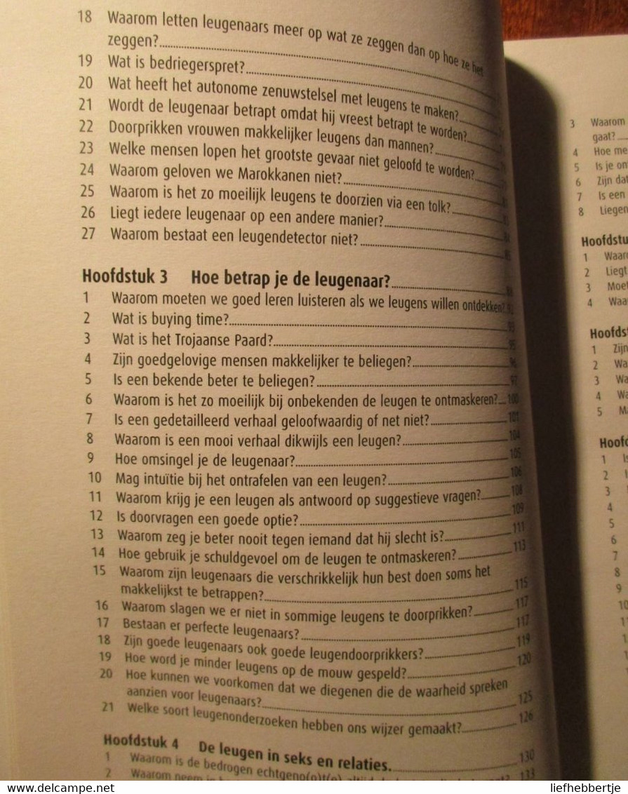Het Grote Leugenboek - Door Guido De Ville - 2010 - Sachbücher