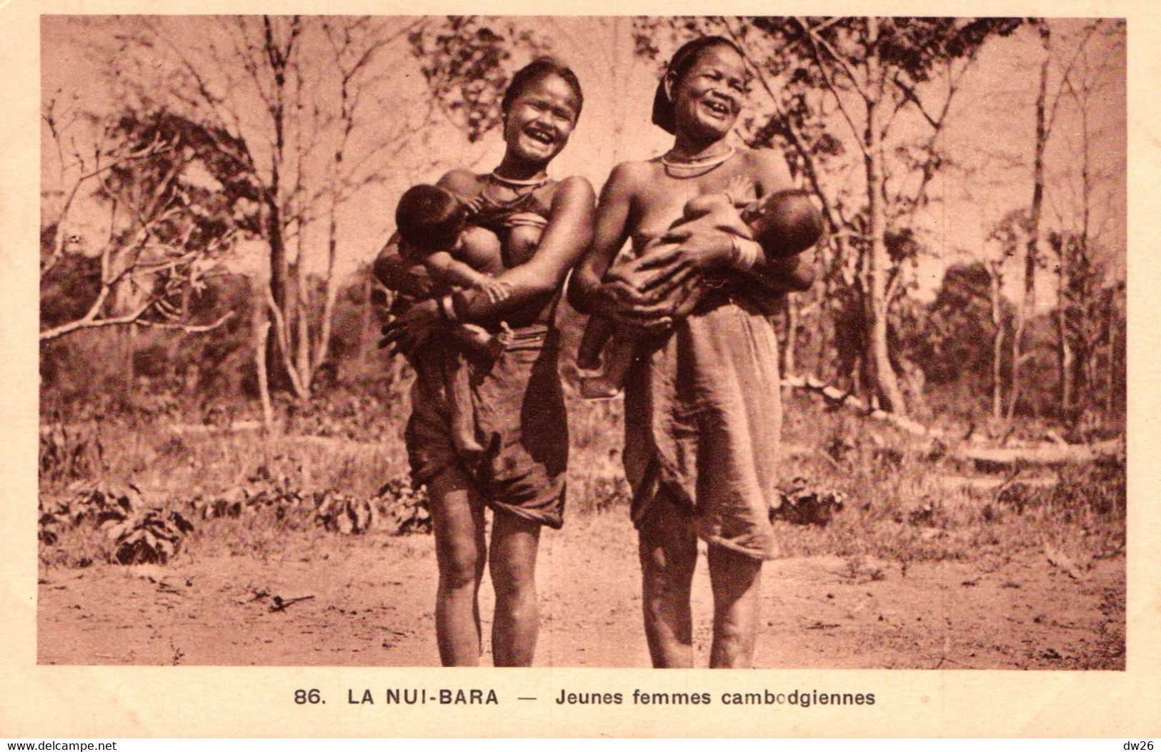 Ethnologie (Viet-Nam) Annam, La Nui-Bara - Jeunes Femmes Cambodgiennes - Edition Nadal - Carte N° 86 Non Circulée - Azië