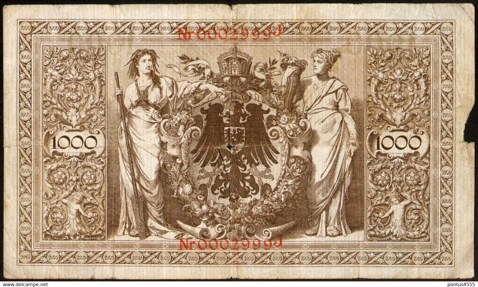 Germany 1910 - 1000 Mark [Kr. 45b] - 1.000 Mark