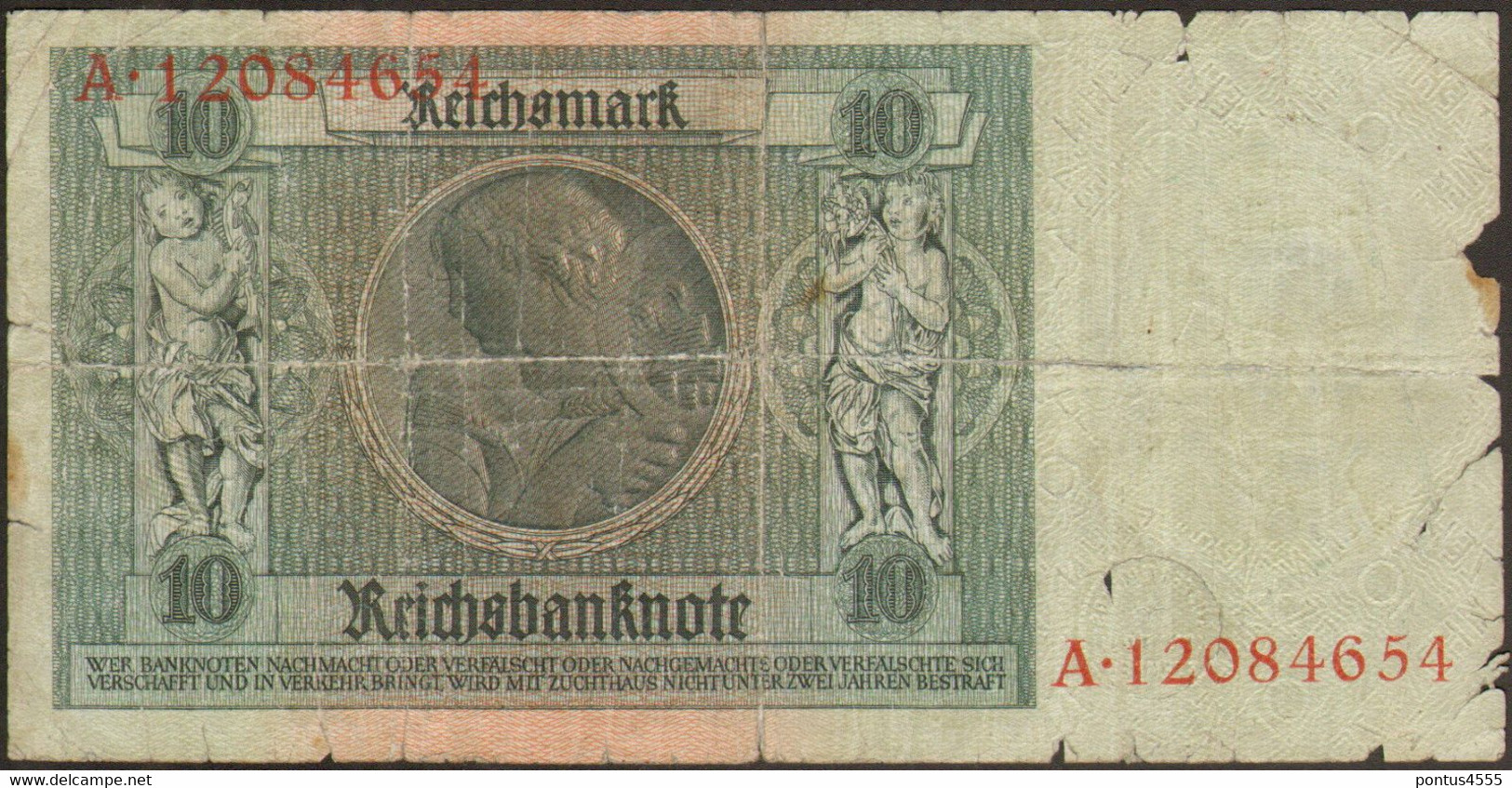 Germany 1929 - 10 Mark Ser. A [Kr. 180a] - 10 Mark