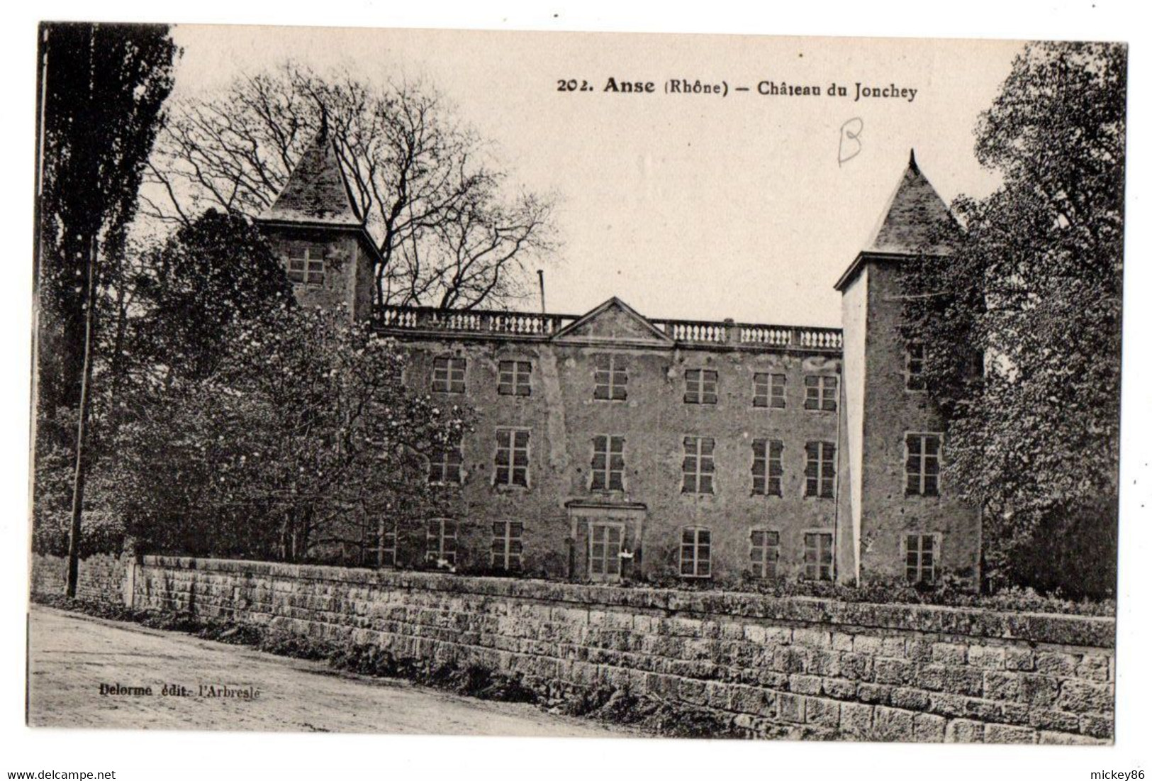 ANSE -- Chateau Du Jonchey .........à Saisir - Anse