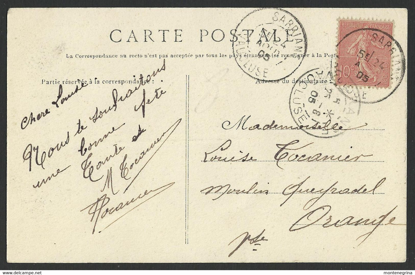 SARRIANS Les Ecoles Old Postcard (see Sales Conditions) 04105 - Sarrians