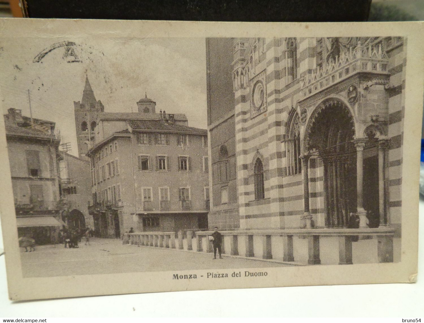 Cartolina Monza Piazza Del Duomo 1918 - Monza