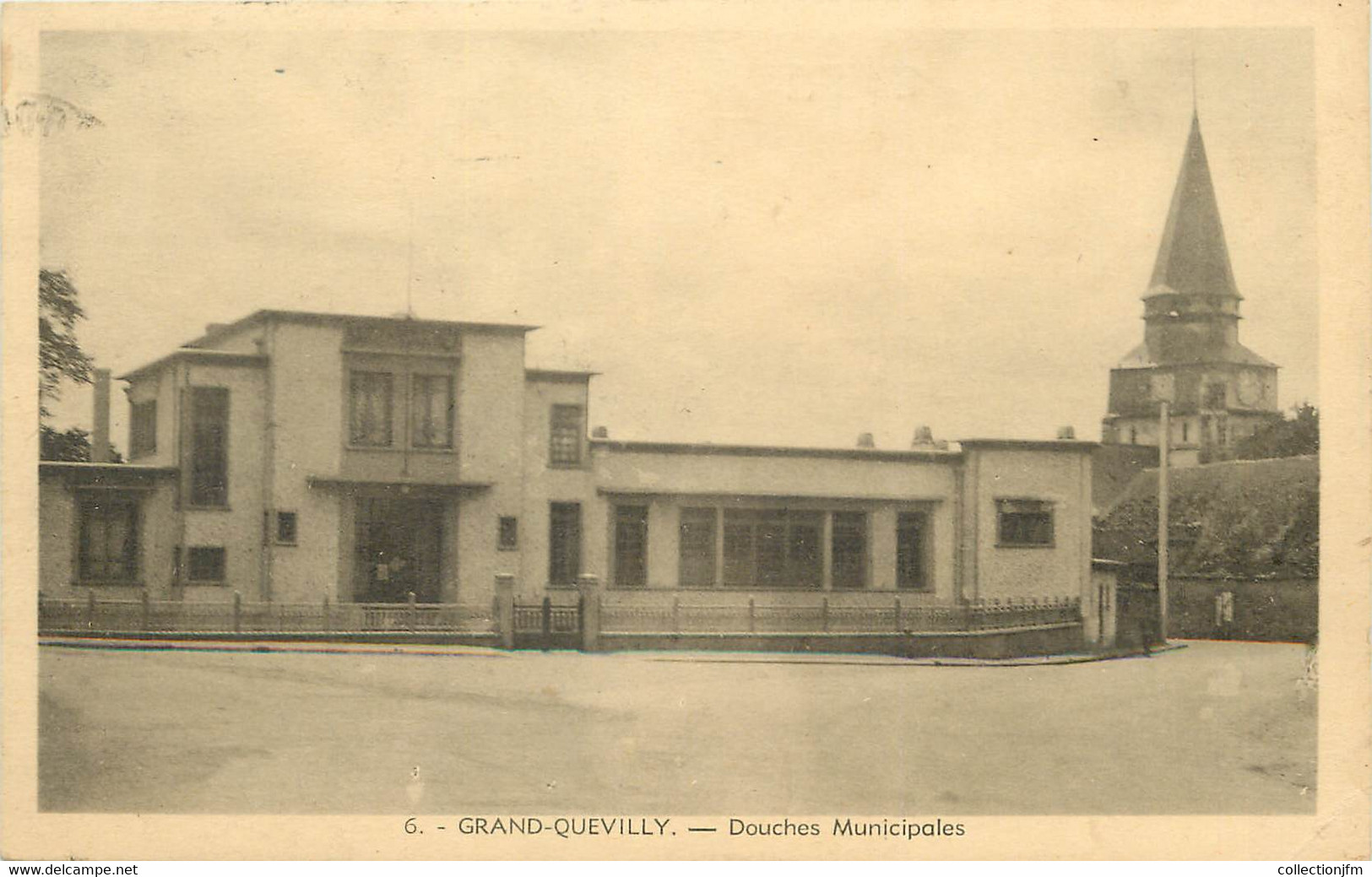 / CPA FRANCE 76 "Grand Quevilly, Douches Municipales" - Le Grand-Quevilly