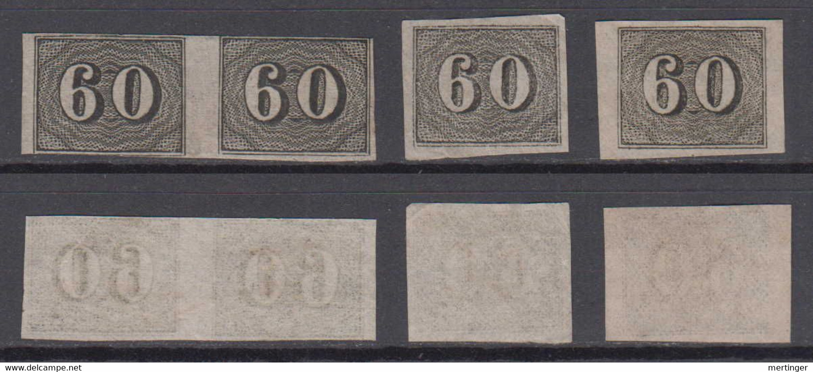 Brazil Brasil 4x Mi# 14 (*) Mint 60R Verticais 1 Pair - Neufs