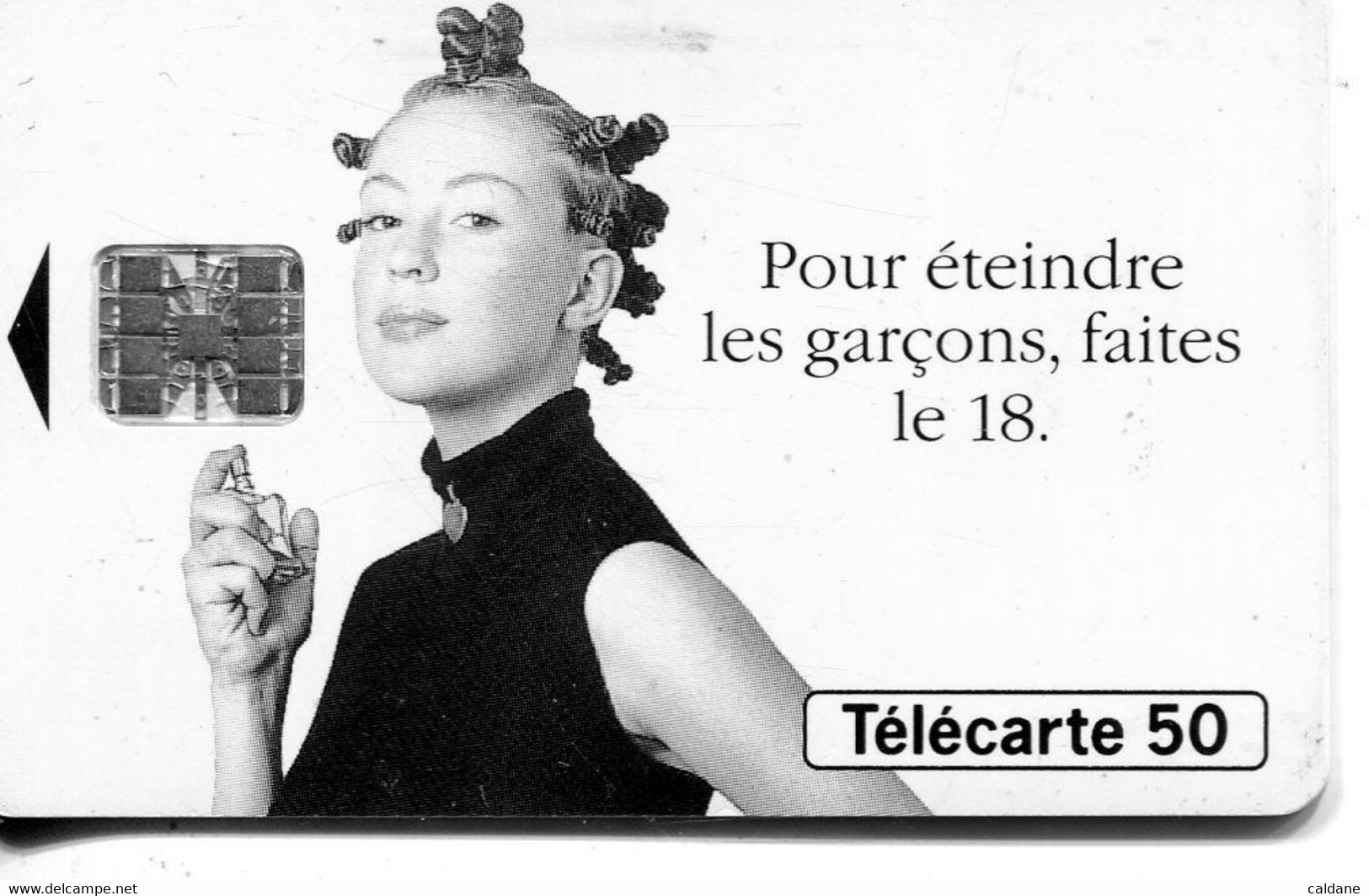 TELECARTE  France Telecom  50 UNITES  1000000 Ex.   Pour Eteindre Les Garcons Faites Le 18 - Opérateurs Télécom