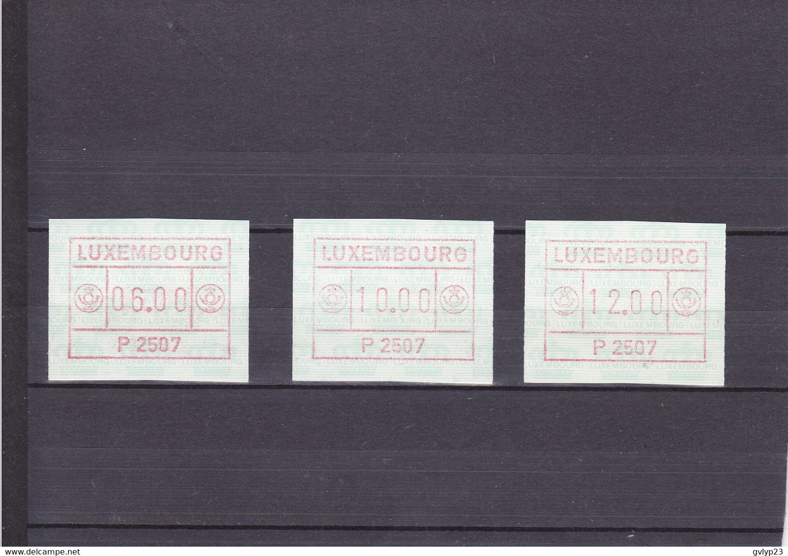 TIMBRES DE DISTRIBUTEURS/UNE SéRIE DE 3 VALEURS/6F, 10F, 12F/ N°1 YVERT ET TELLIER 1986 - Automatenmarken