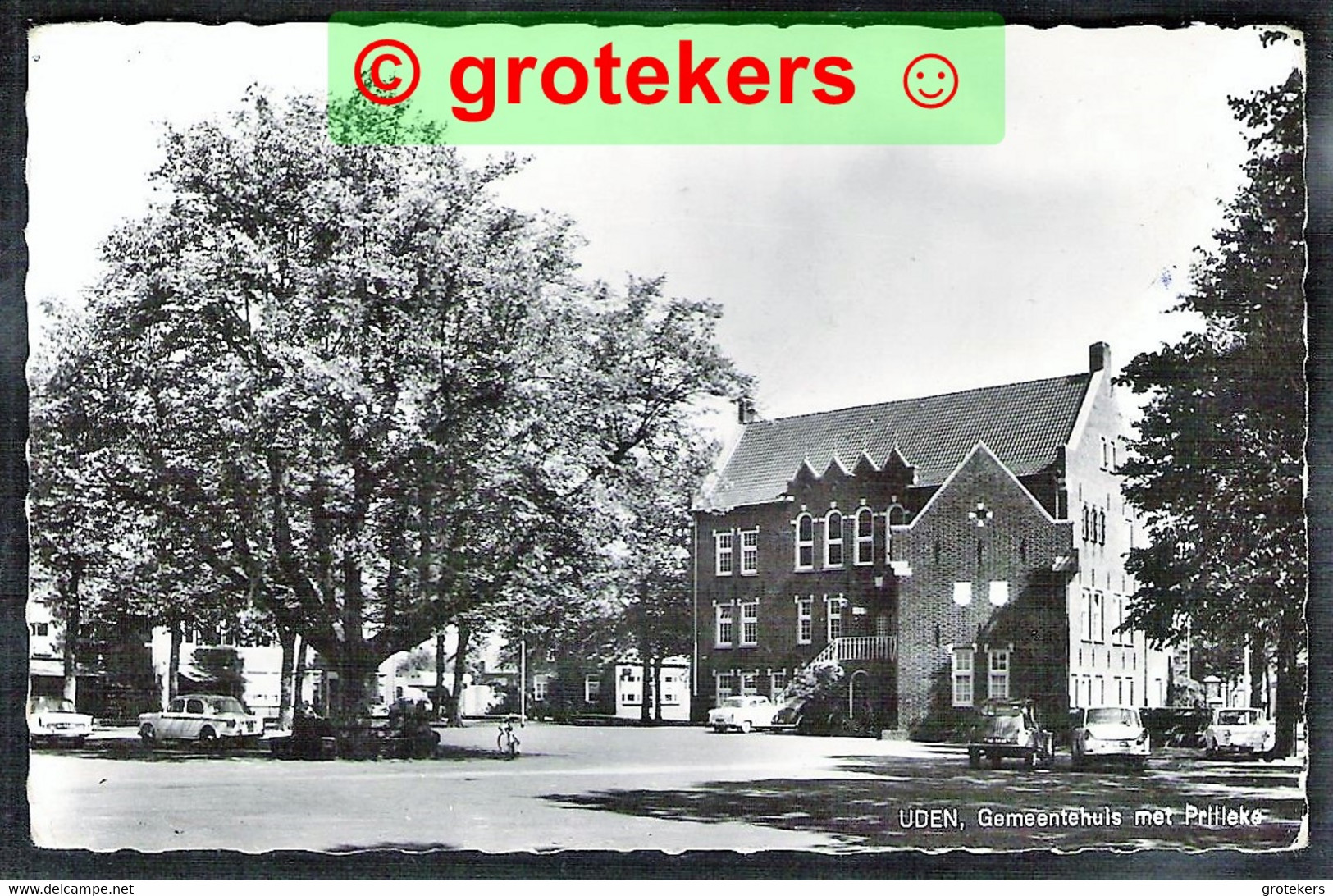 UDEN Gemeentehuis Met Prilleke 1965 - Uden