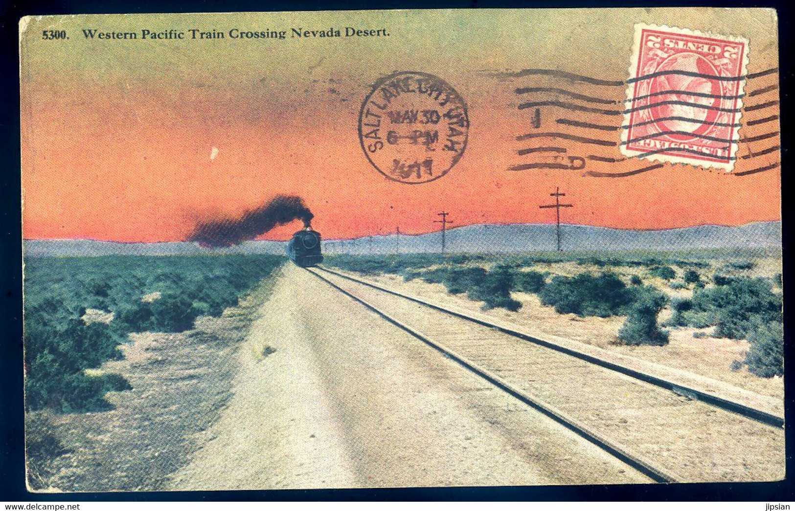 Cpa Des Usa Nevada Desert Western Pacific Train   AVR21-26 - Other & Unclassified