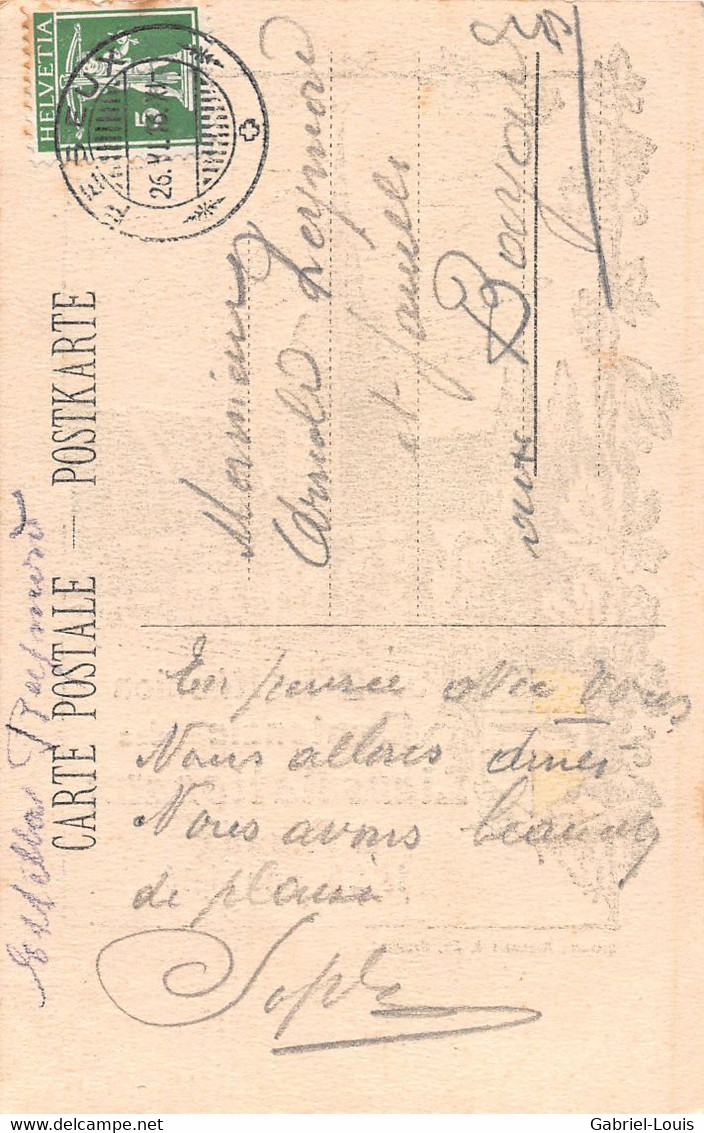 Peseux 9 ème Réunion Cantonale Des Liens Nationaux à Peseux Le 25 Juin 1916 - Peseux