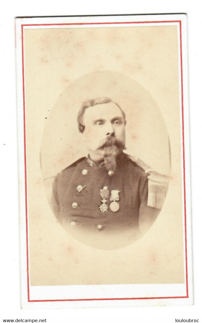 CDV SOLDAT PHOTO  DE PEROL VINCENNES - Oorlog, Militair