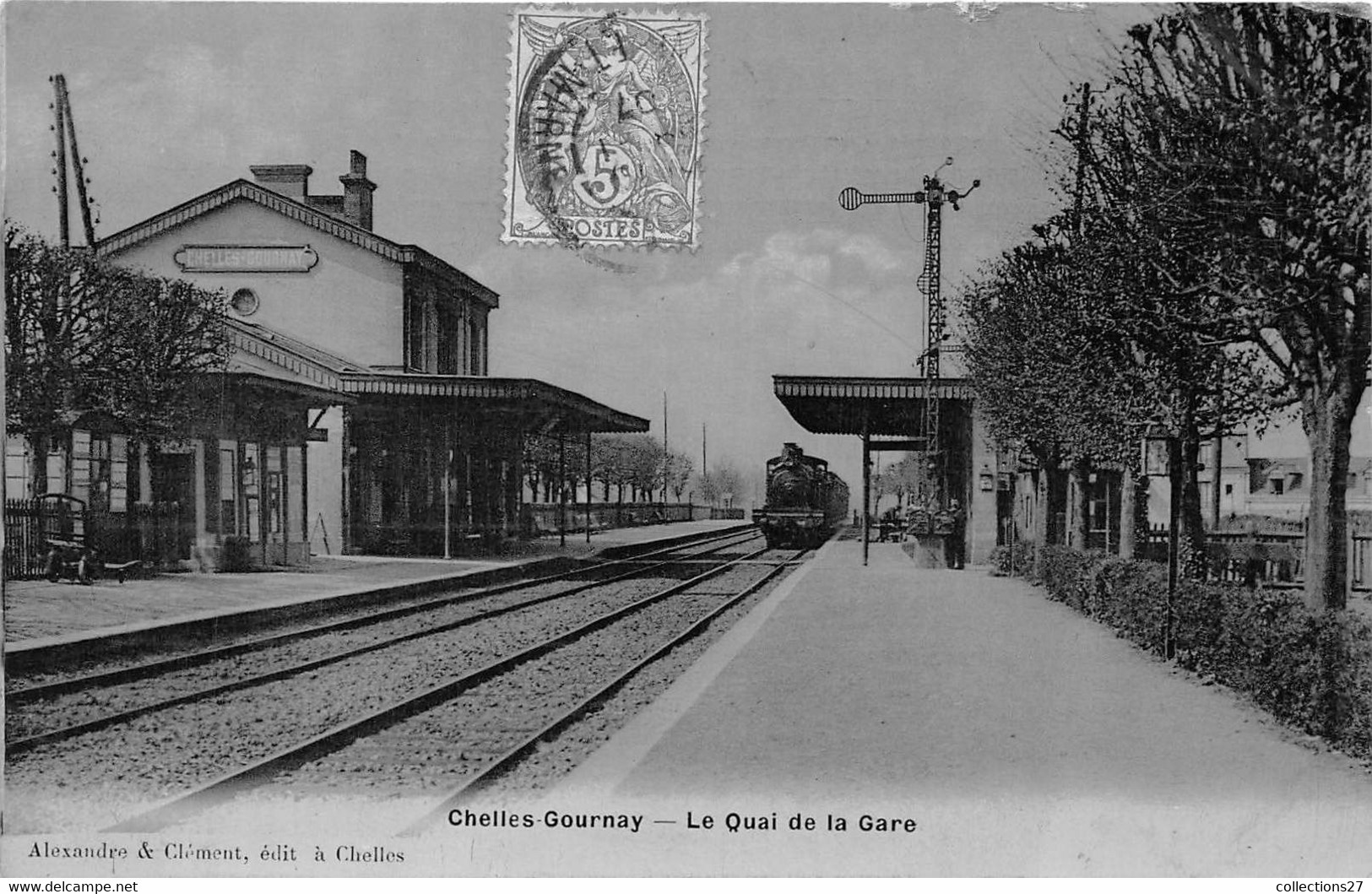 77-CHELLES-GOURNAY- LE QUAI DE LA GARE - Chelles