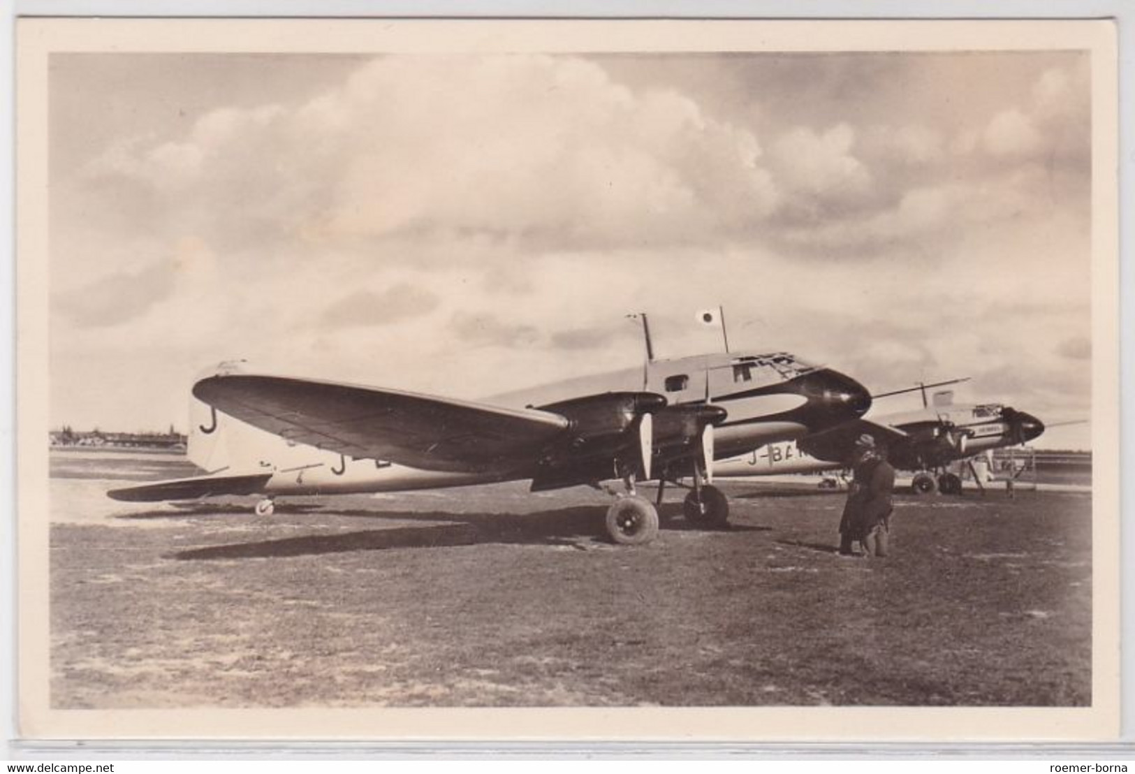 72544 Ak Heinkel Langstrecken Postflugzeug He116 Vor Dem Start Nach Japan - Otros & Sin Clasificación
