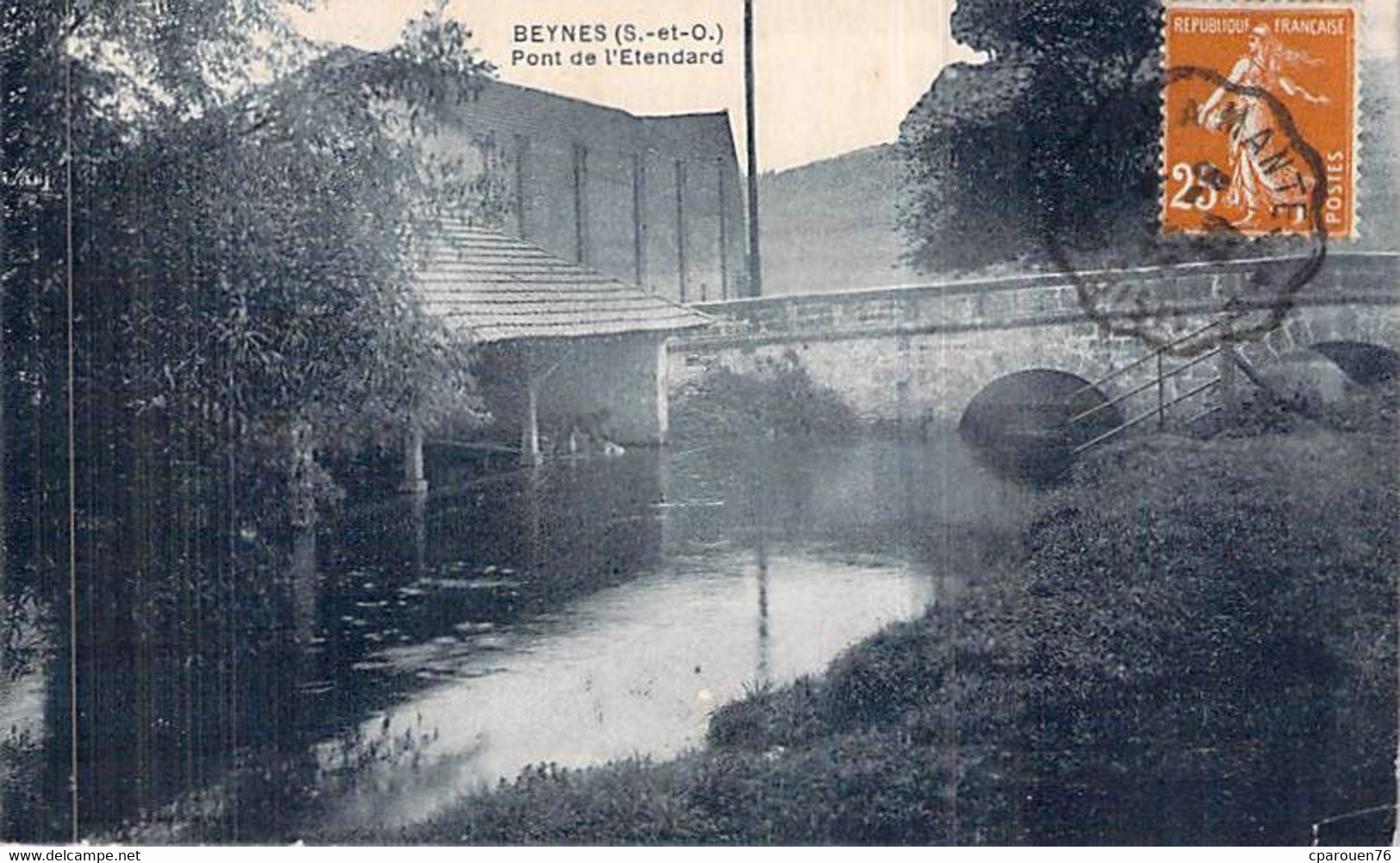 78 Yvelines Beynes La Mauldre Au Pont De L étendard Env à Lézie Cholet - Beynes