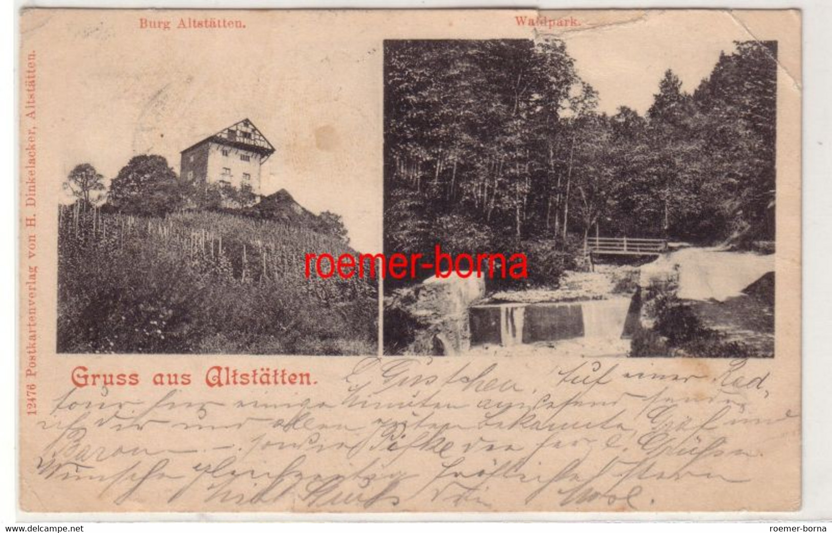 68120 Mehrbild Ak Gruss Aus Altstätten Burg Und Waldpark Schweiz 1900 - Altstätten