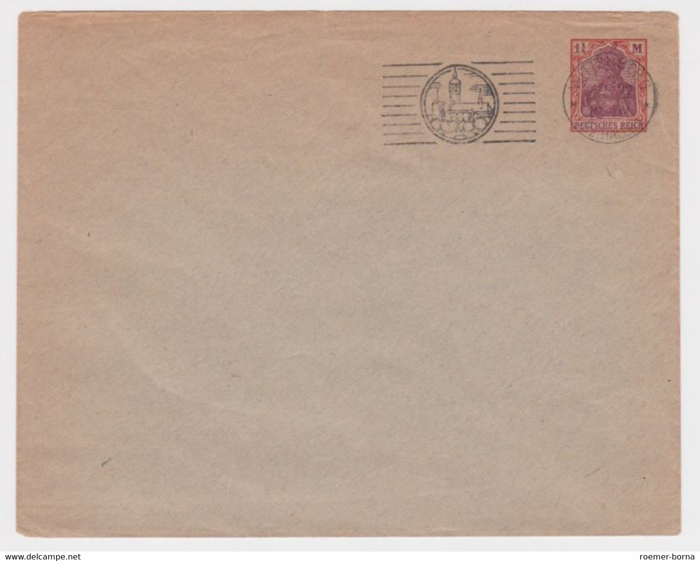 57941 DR Ganzsachen Umschlag PU52 Sonderstempel Wittenberg 1922 - Briefe
