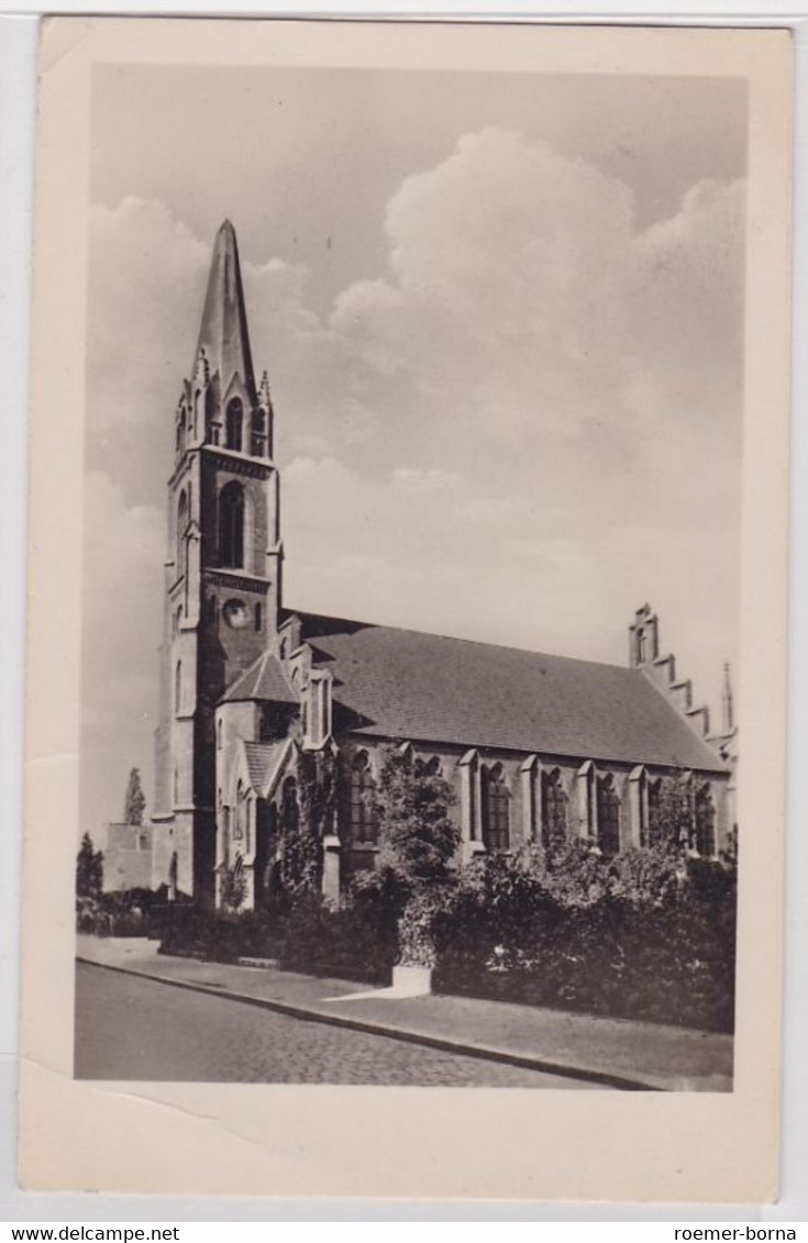 50594 Ak Guben Niederlausitz Evangelische Kirche 1955 - Autres & Non Classés