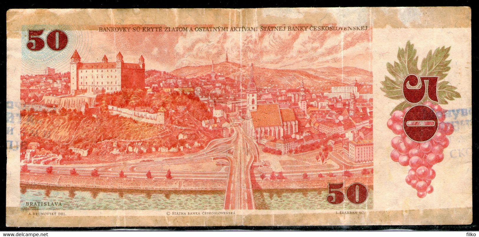 Czechoslovakia,50 Koroni 1987,P,96a,as Scan - Tschechoslowakei