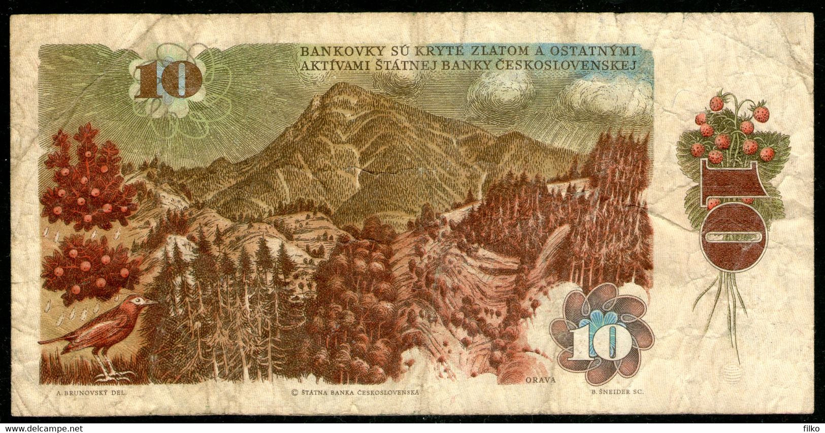 Czechoslovakia,10 Koroni 1986,P.94b,as Scan - Tschechoslowakei