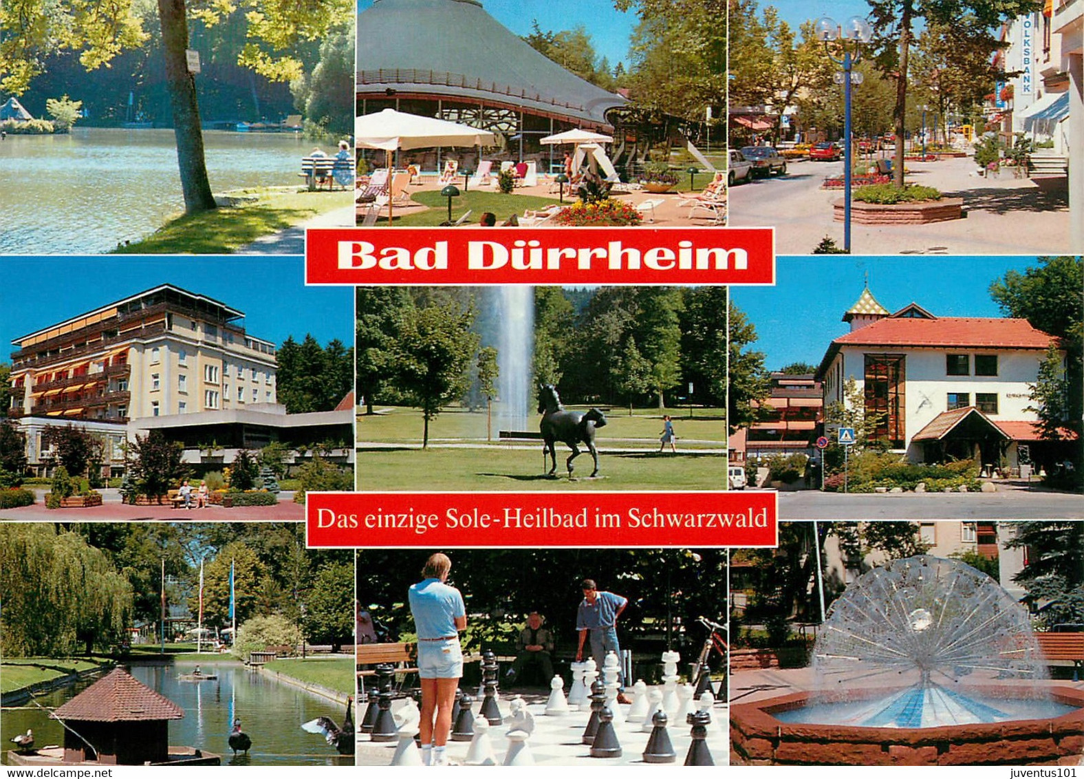 CPSM Bad Dürrheim-Multivues-Beau Timbre         L663 - Bad Duerrheim