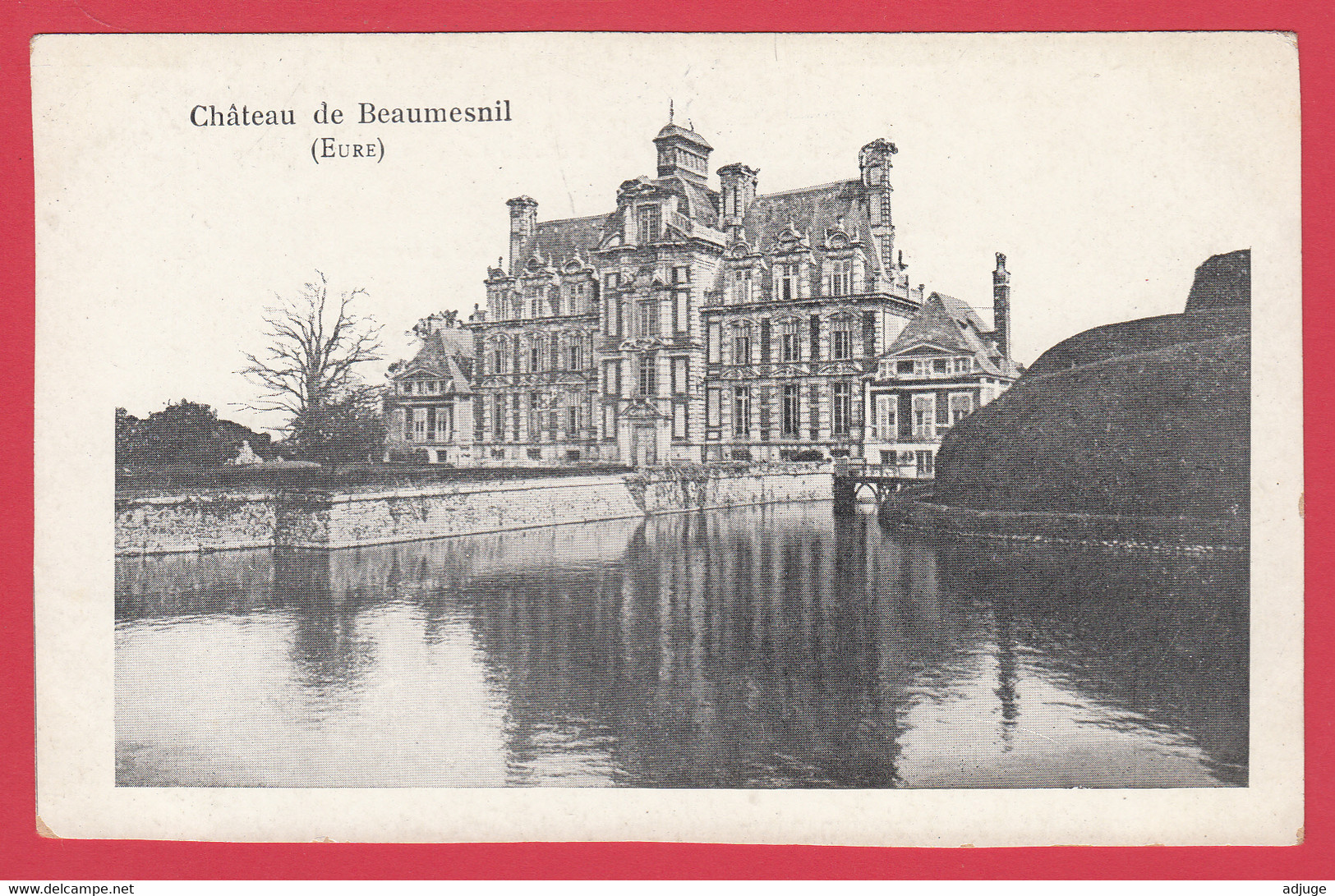 CPA-27-Château De BEAUMESNIL - *Scan Recto/Verso - Beaumesnil