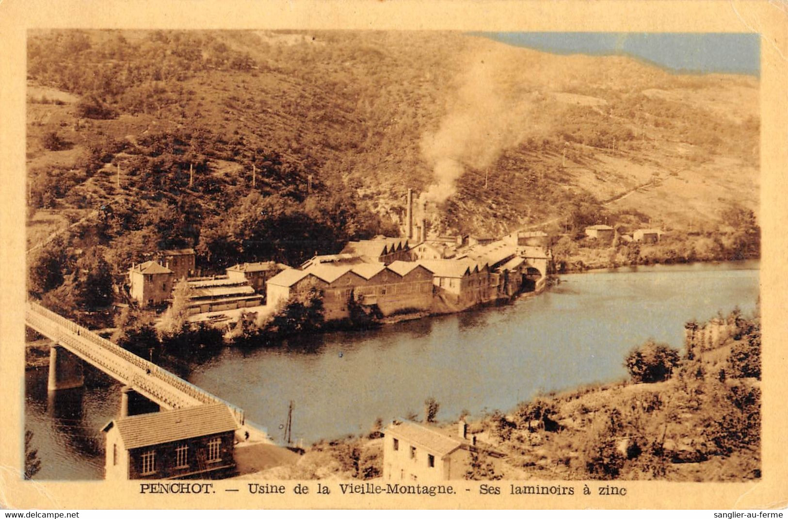 CPA 12 PENCHOT USINE DE LA VIEILLE MONTAGNE SES LAMINOIRS A ZINC (cpa Pas Courante - Autres & Non Classés