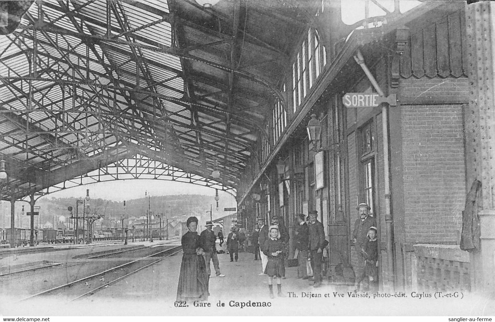 CPA 12 GARE DE CAPDENAC - Other & Unclassified