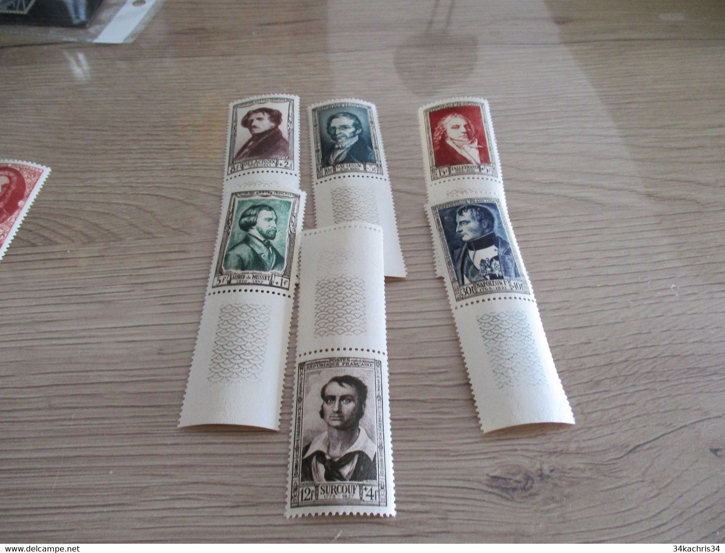 TP France  Sans Charnière Série 891 à 896 Bord De Feuille Bonaparte Napoléon - Unused Stamps