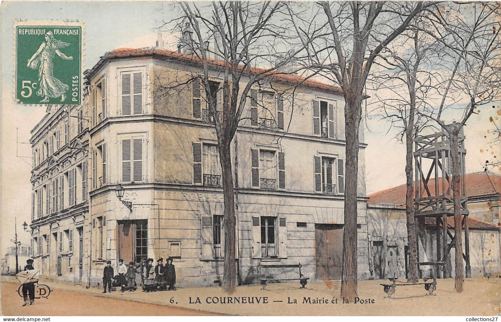 93-LA COURNEUVE- LA MAIRIE ET LA POSTE - La Courneuve