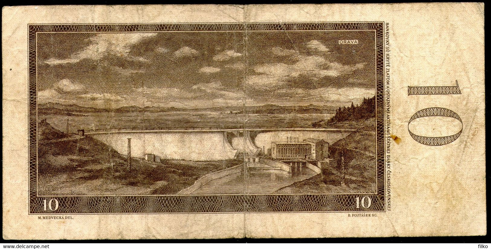 Czechoslovakia,10 Korun 1960,P.88d,as Scan - Tschechoslowakei