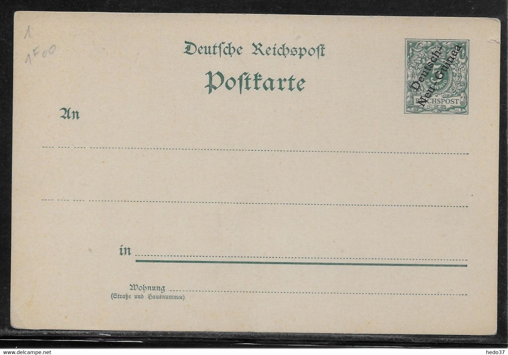 Allemagne - Nouvelle Guinée - Entiers Postaux - Duits-Nieuw-Guinea