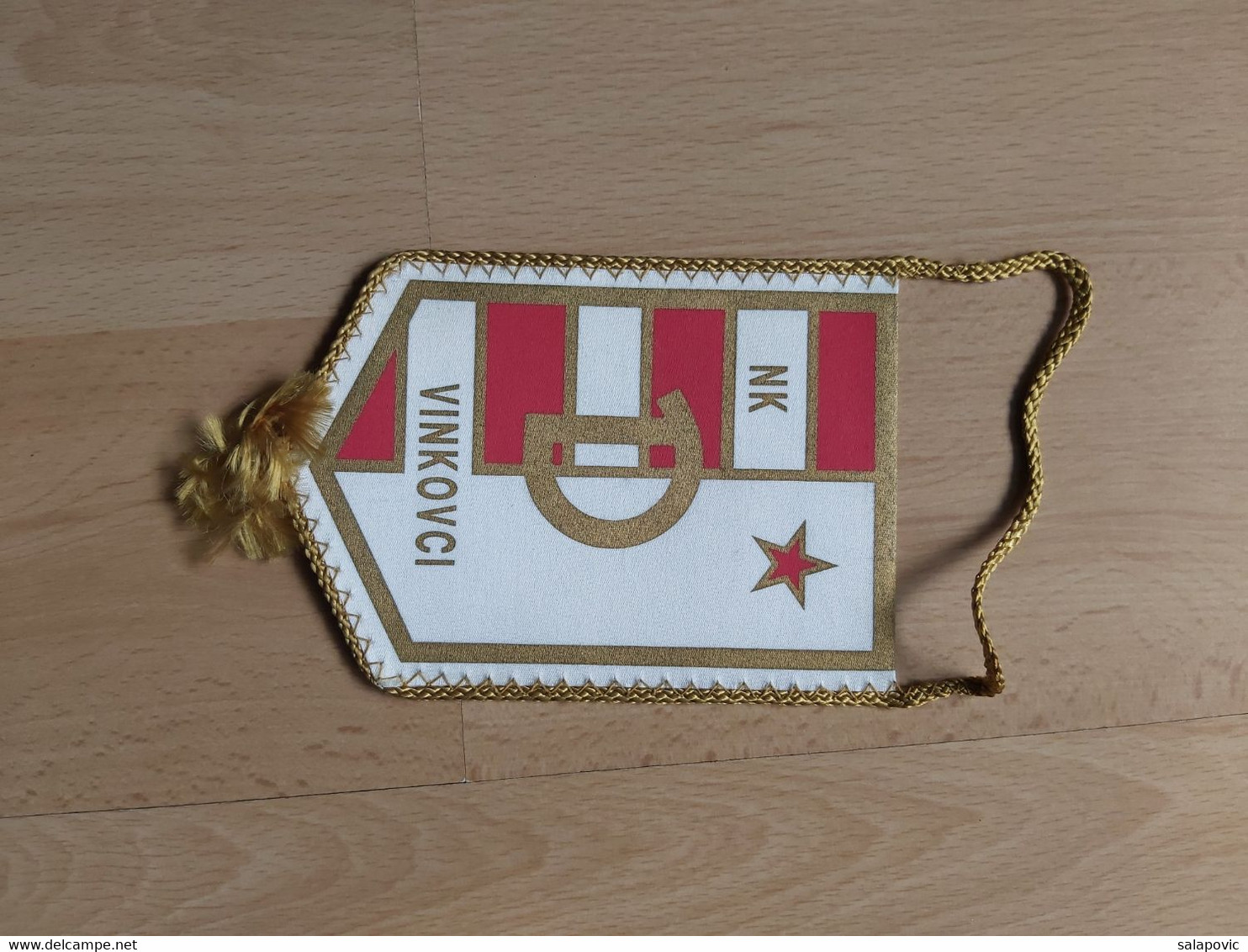 NK DINAMO VINKOVCI, CROATIA, FOOTBALL CLUB, CALCIO OLD PENNANT - Kleding, Souvenirs & Andere