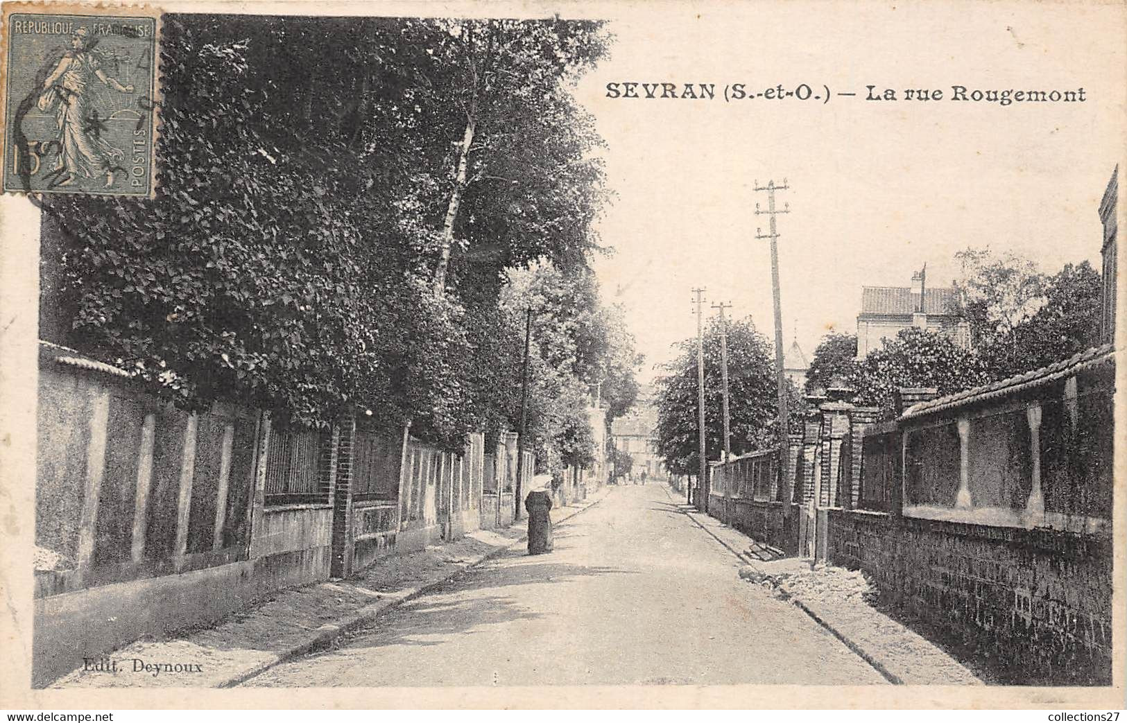 93-SEVRAN- LA RUE ROUGEMONT - Sevran