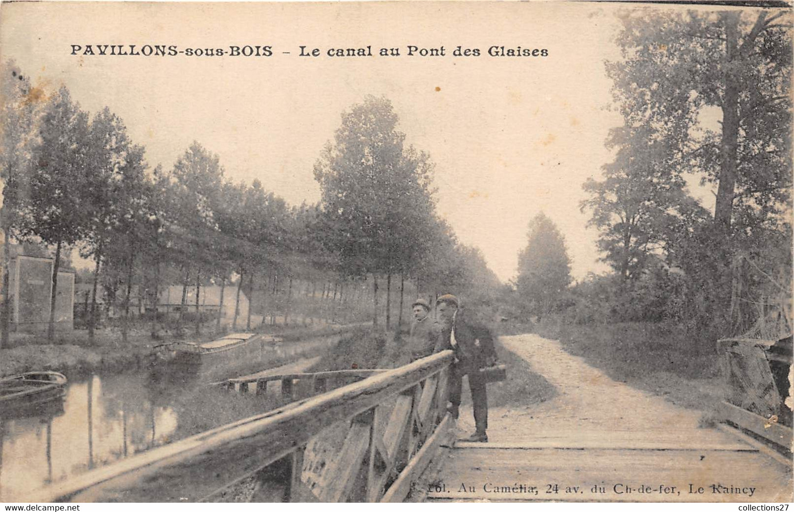 93-PAVILLON-SOUS-BOIS- LE CANAL AU PONT DES GLAISES - Autres & Non Classés