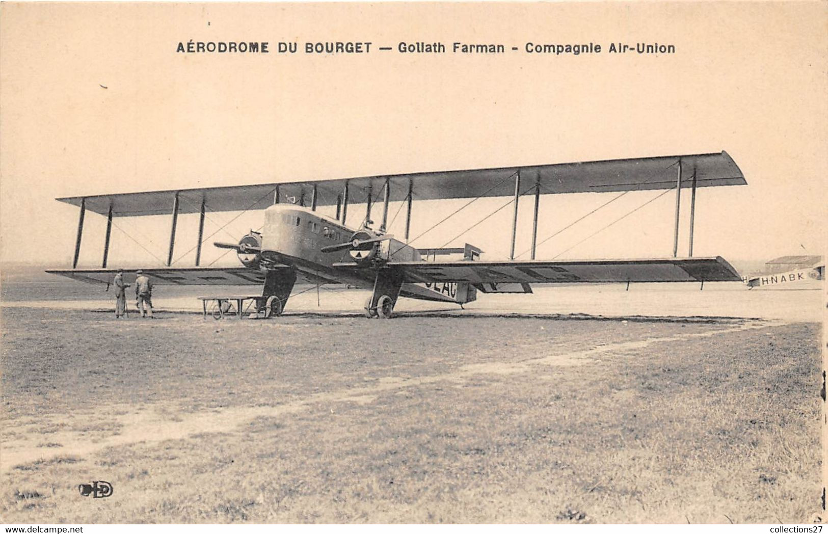 93-AERODROME DU BOURGET- GOLLATH FARMAN, COMPAGNE AIR-UNION - Le Bourget