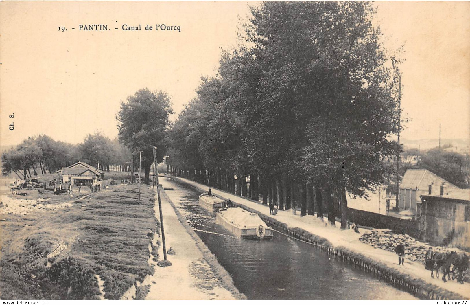 93-PANTIN- CANAL DE L'OURCQ - Pantin