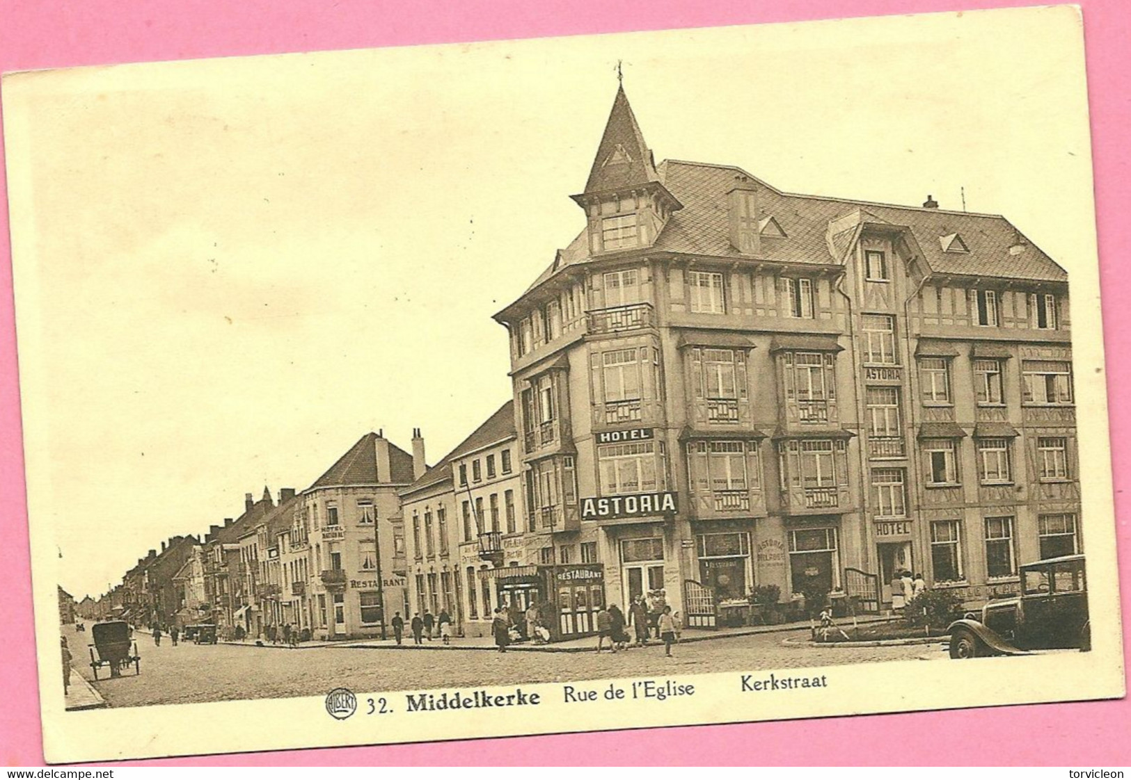 C.P. Middelkerke =  Kerkstraat  Hotel  ASTORIA - Middelkerke