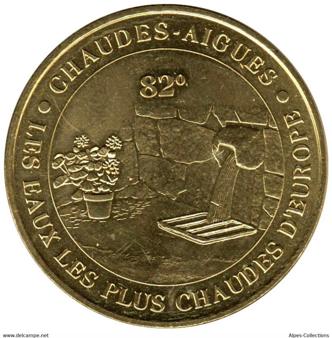 15-0048 - JETON TOURISTIQUE MDP - Chaudes Aigues - 2015.4 - 2015