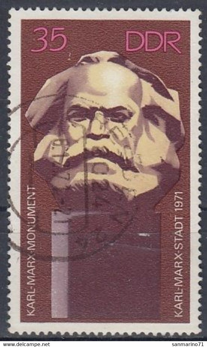 GERMANY DDR 1706,used - Karl Marx