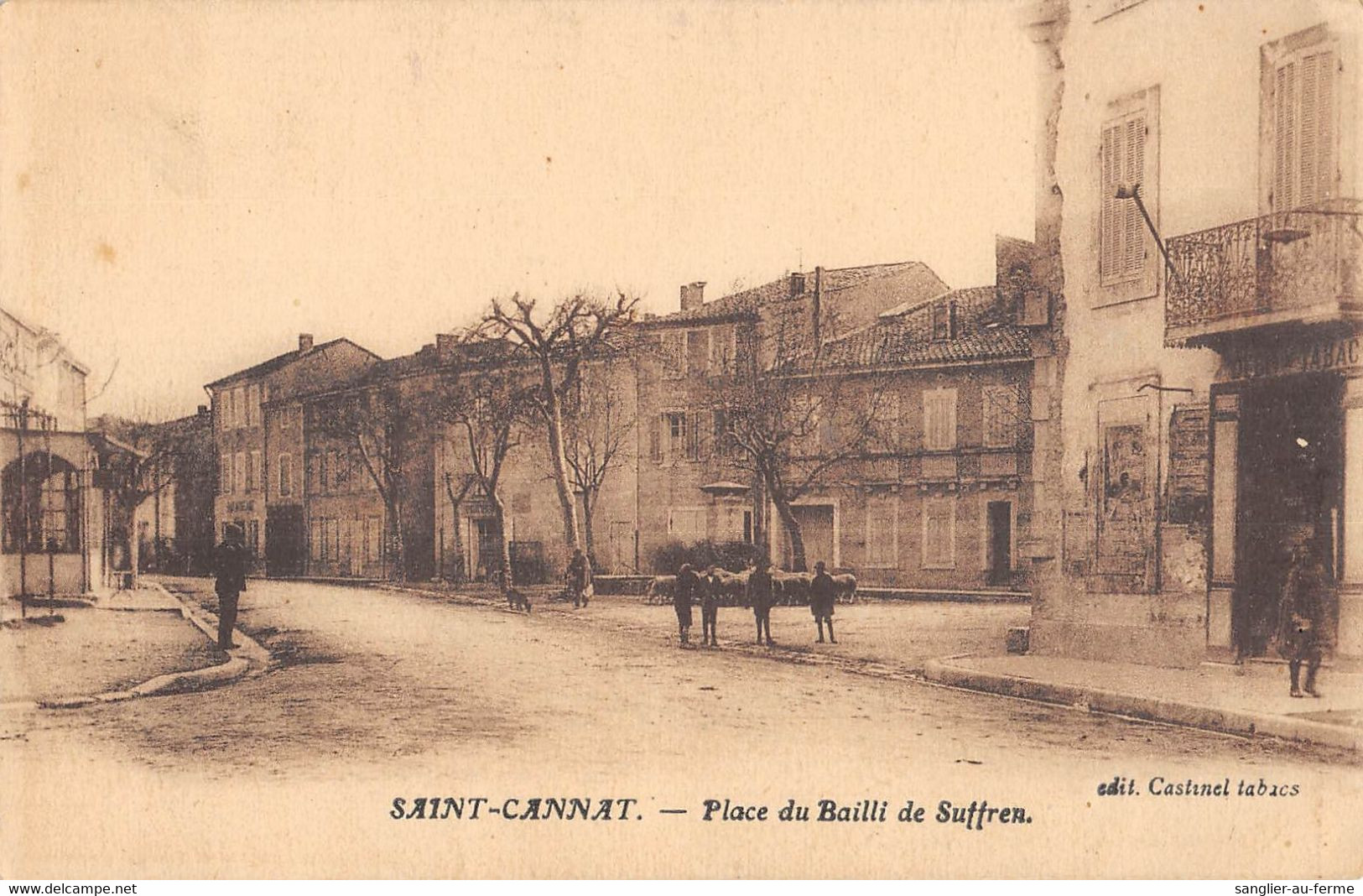 CPA 13 SAINT CANNAT PLACE DU BAILLI - Other & Unclassified