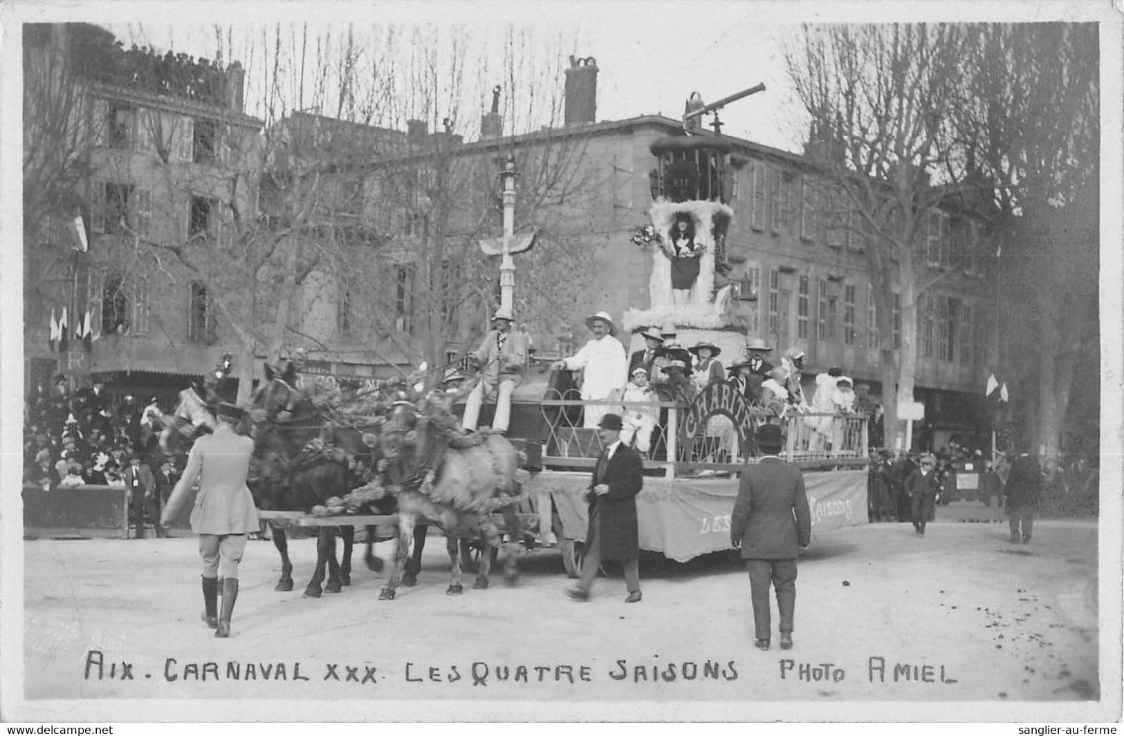 CPA 13 AIX EN PROVENCE CARTE PHOTO LES QUATRE SAISONS - Aix En Provence