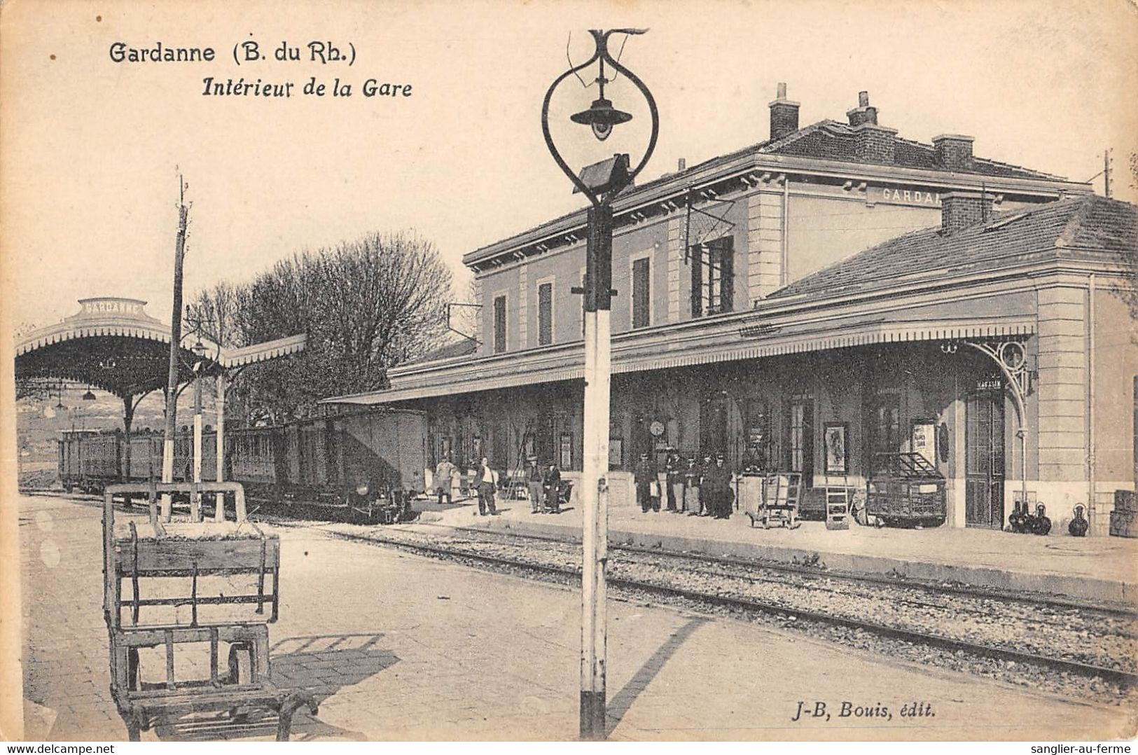 CPA 13 GARDANNE INTERIEUR DE LA GARE - Other & Unclassified