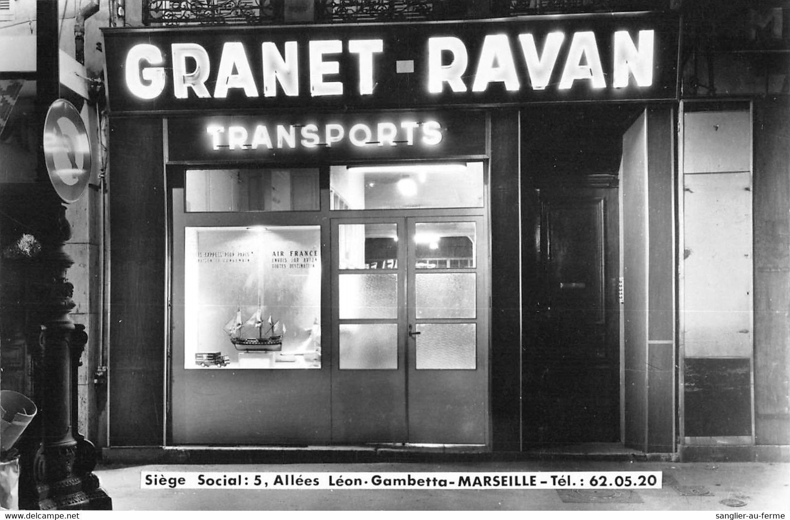 CPSM 13 MARSEILLE GRANET RAVAN TRANSPORTS ALLEES LEON GAMBETTA - Non Classificati